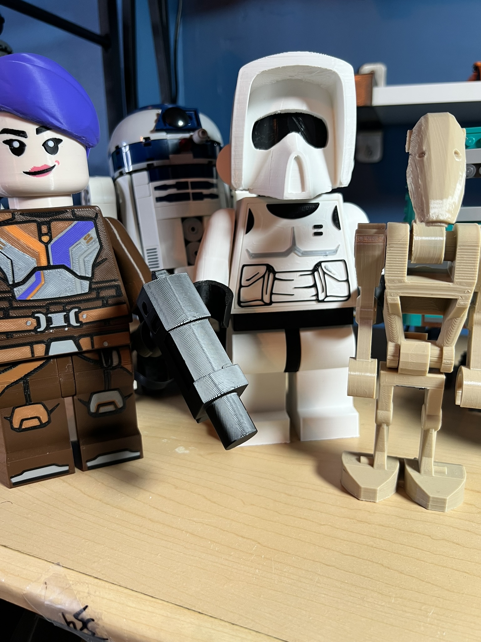 Brick N Go sci-fi themed building set display